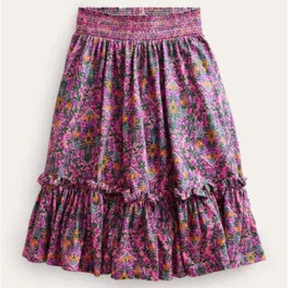 Mini Boden Pink and Purple Floral Kids Matching Set - girls 8-9Y - Picture 3 of 11